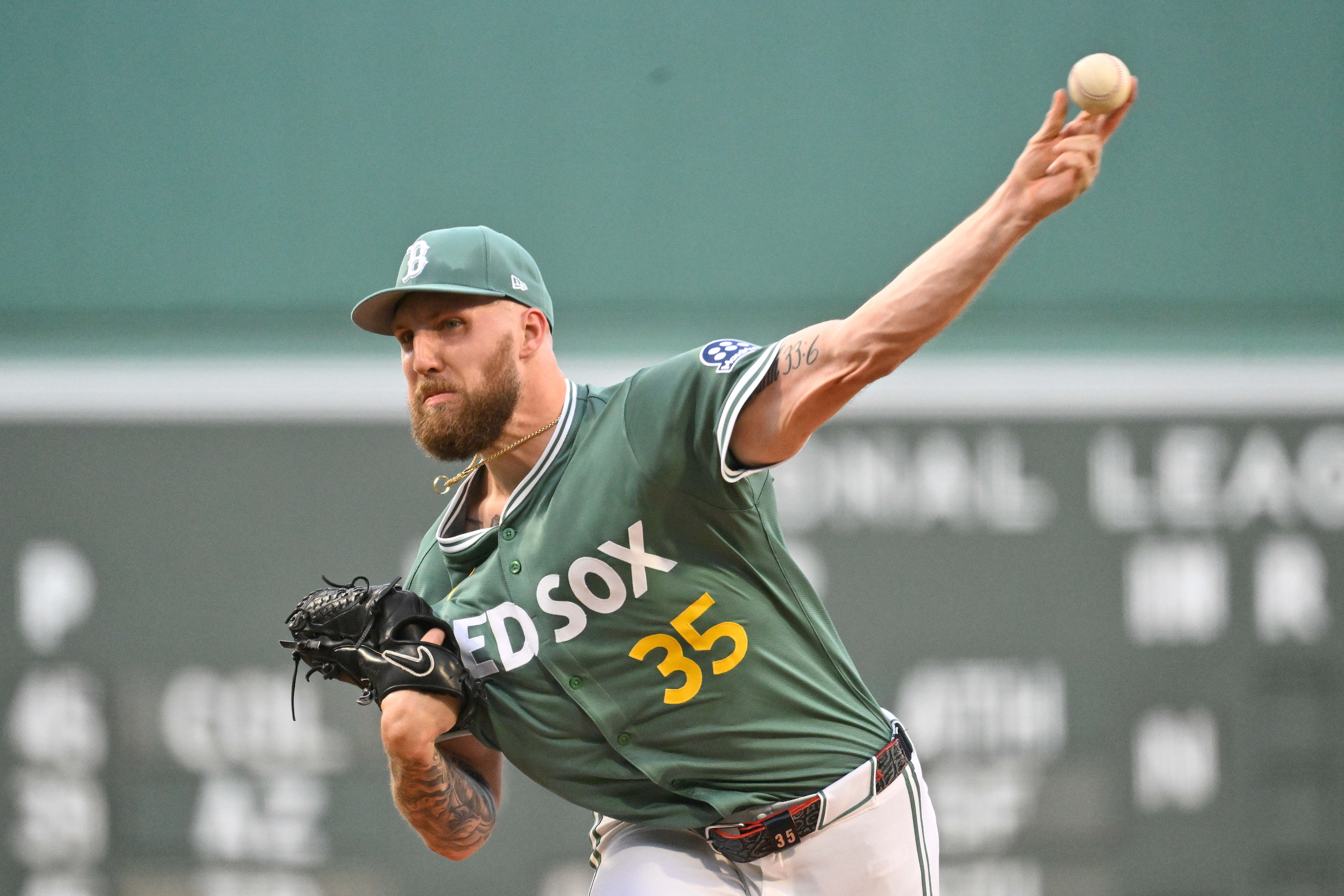 Garrett Crochet is pitching today - Source: Imagn